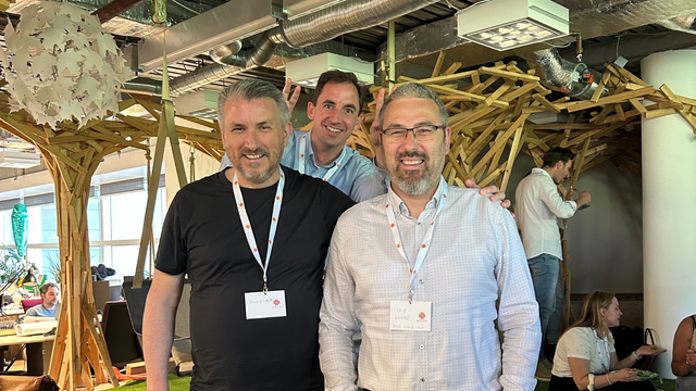 Olivier Dobberkau mit Janus Boye auf dem CMS Summit 2025 in Frankfurt