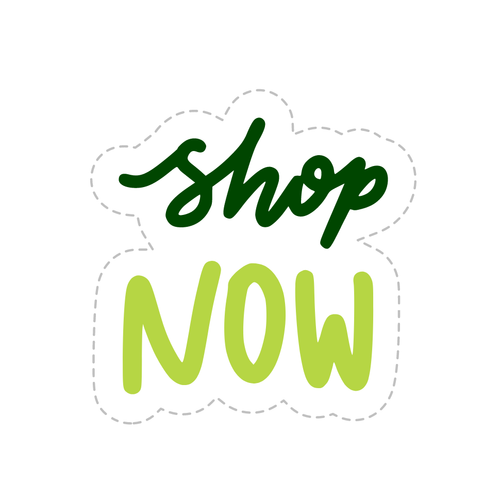 Grafik mit der Aufschrift Shop Now