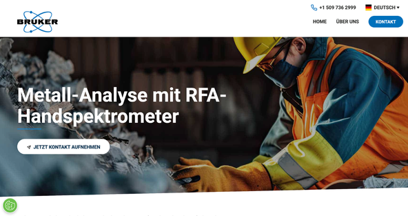 Headerbild Bruker Alloytester Startseite 