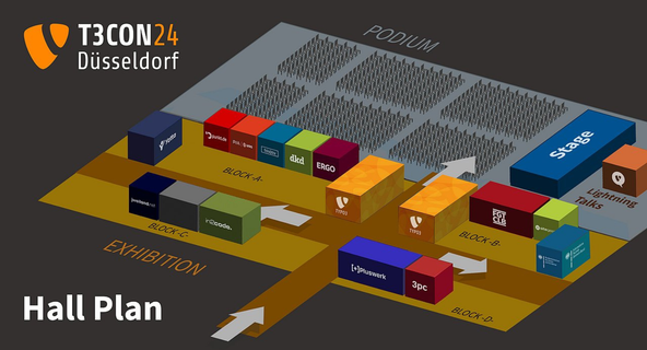Hallenplan T3CON24