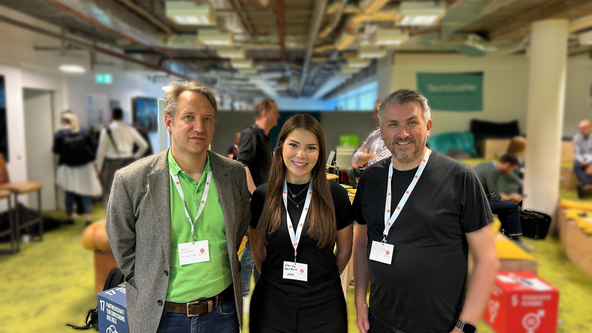 Søren, Emina und Olivier auf dem CMS Summit 2025