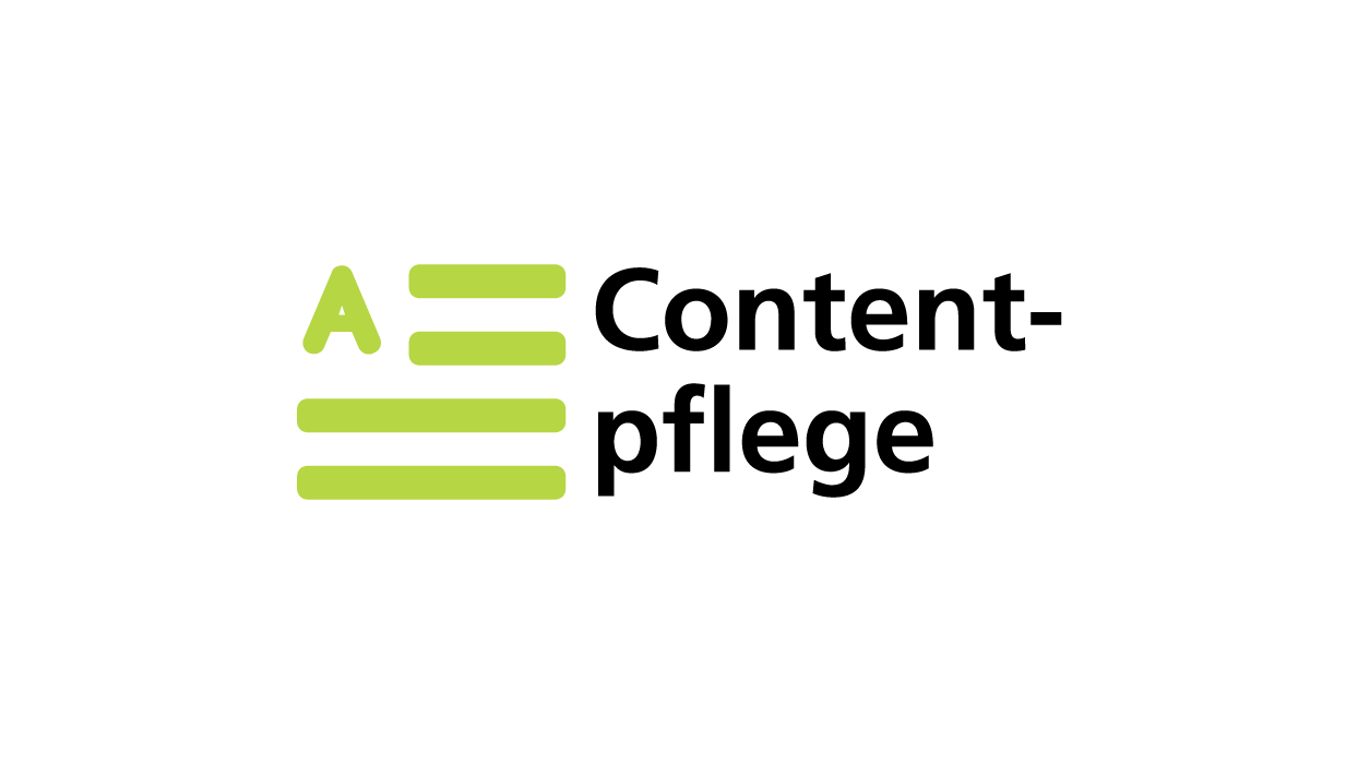 Wir übernehmen für Sie die Contentpflege Ihrer Website. Contentpflege Logo