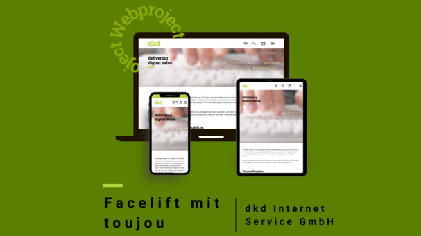 Website Relaunch für die dkd-Website mit dem CMS toujou Standardgerätebild der dkd-Website