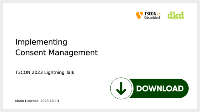 Screenshot der Präsentation des Lightning Talks von Mario Lubenka