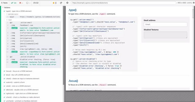 Screenshot: Syntax von Cucumber in Cypress einsetzen Screenshot: Syntax von Cucumber in Cypress einsetzen