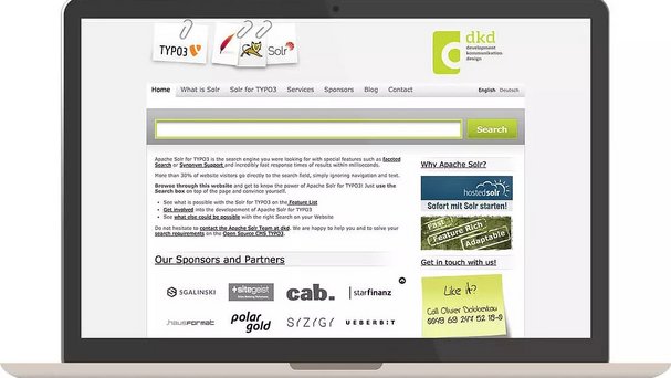Innovationspreis Mittelstand Screenshot www.typo3-solr.com