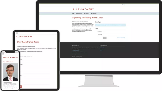 Gerätebild: Allen & Overy LLP Gerätebild: Allen & Overy LLP