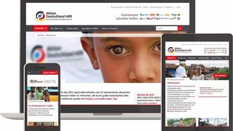 Aktion Deutschland Hilft - Best Mobile Website Standardgerätebild Aktion Deutschland Hilf