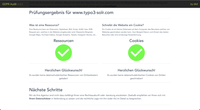 Buchen Sie jetzt den DSGVO-Website-Audit für Ihre TYPO3 Website