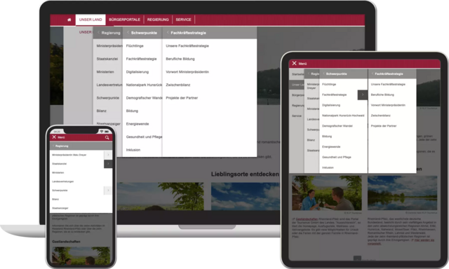 Responsive Multi-Level-Navigation | Landesregierung Rheinland-Pfalz Responsive Multi-Level-Navigation | Landesregierung Rheinland-Pfalz