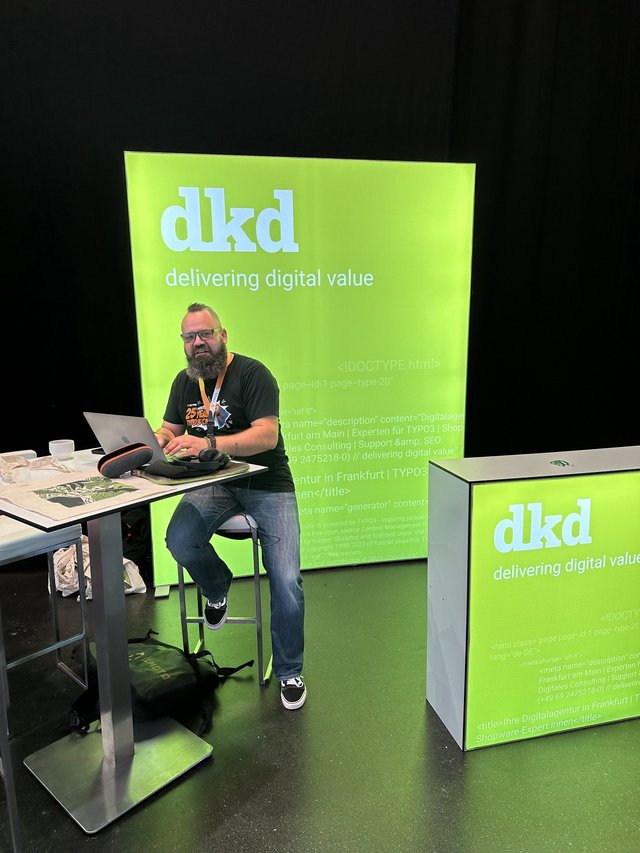 Stand der dkd digitalagentur auf der T3CON