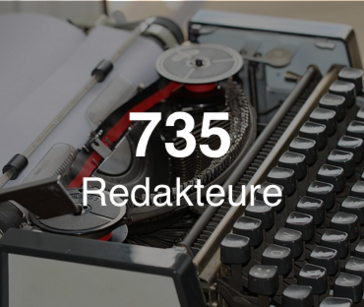 735 Redakteure 735 Redakteure
