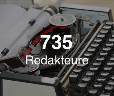 735 Redakteure