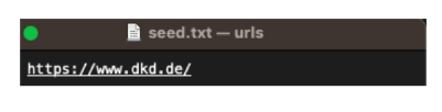 Screenshot Seed URL